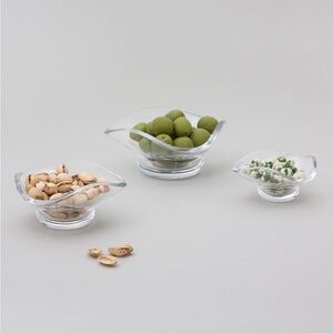 NEW SIN Urch Glass Decorative Glass Bowls (set of 3)
